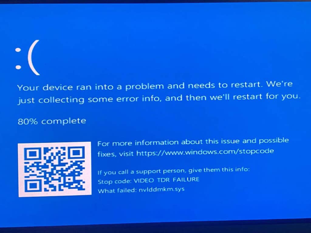 วิธีแก้ไขปัญหา Stop Code VIDEO_TDR_FAILURE บน Windows 11