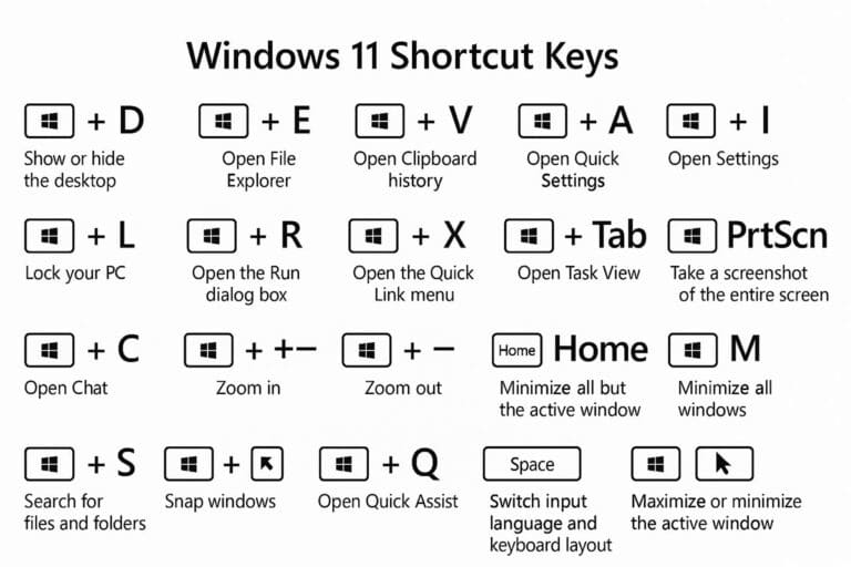 คีย์ลัด Windows 11 ที่คุณต้องรู้ ใช้งานไวขึ้นหลายเท่า